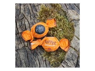 Piena šokolādes trifeles Pure Chocolate ar īrisu krēma pildījumu, 1 kg