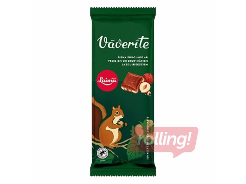Šokolāde piena Vāverīte Laima, 90g