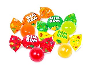 Karamele ar pildījumu Bim Bom,  Roshen, 1kg