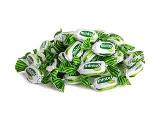 Karameles ar piparmētru garšu Mintex, Roshen, 1 kg