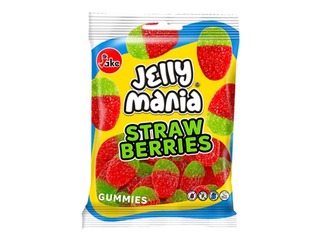 Želejkonfektes Jakes Sour Wild Strawberries, 100g