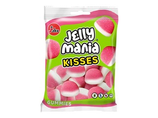 Želejkonfektes Jakes Sugared Kisses, 100g