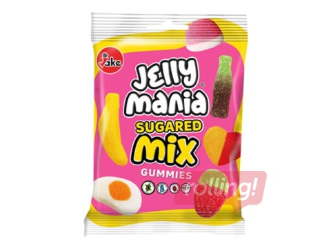 Želejkonfektes Jakes Sugared Mix, 100g