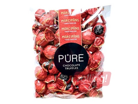 Pure Chocolate šokolādes trifeles ar marcipāna krēma pildījumu, 500g