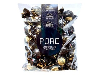 Pure Chocolate piena šokolādes trifeles ar beļģu cepumu krēma pildījumu, 500g