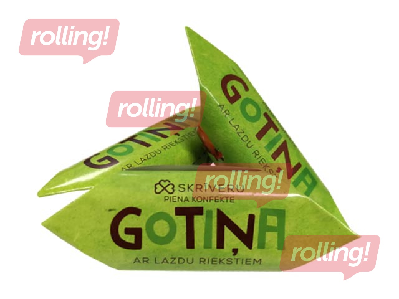 Konfektes Gotiņa Skrīveru ar lazdu riekstiem, 1 kg