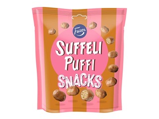 Kukurūzas uzkoda Fazer, Suffeli Puffi, ar šokolādi, 160g