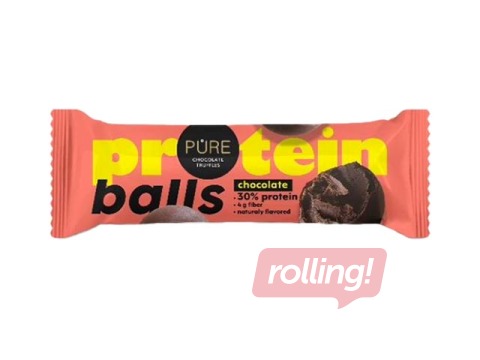 Šokolādes trifeles ar proteīna šokolādes krēma pildījumu, Pure Chocolate, 40g