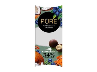 Piena šokolādes trifeļu izlase Gourman, Pure Chocolate, 108g