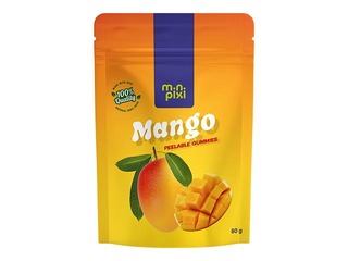 Želejkonfektes MiniPixi, Peelable gummies, ar mango garšu, 80g