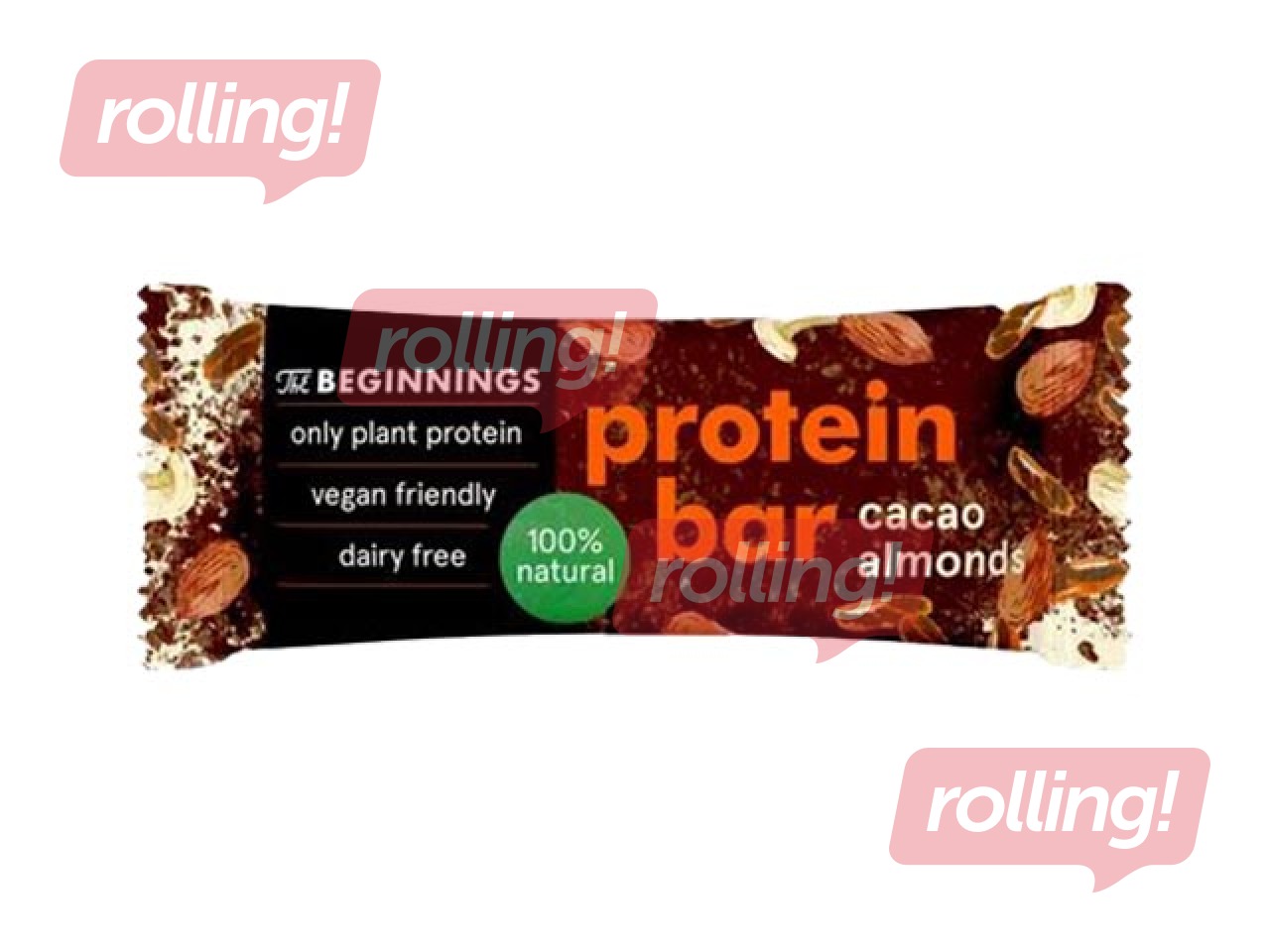 Proteīna batoniņš The Beginnings, ar kakao garšu, 40g 