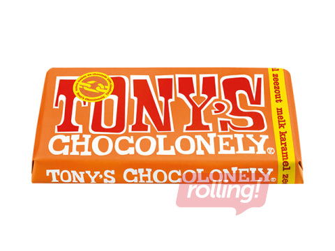 Šokolāde Tony's 32%, Caramel&Salt, 180g