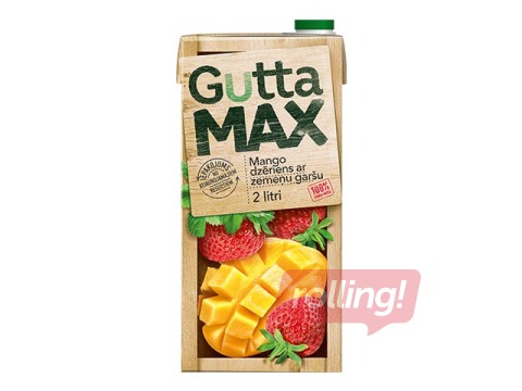 Dzēriens Gutta Max mango-zemeņu, 2L