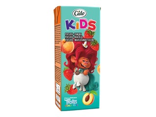 Sulas dzēriens Cido Troļļi persiku-zemeņu, 200ml