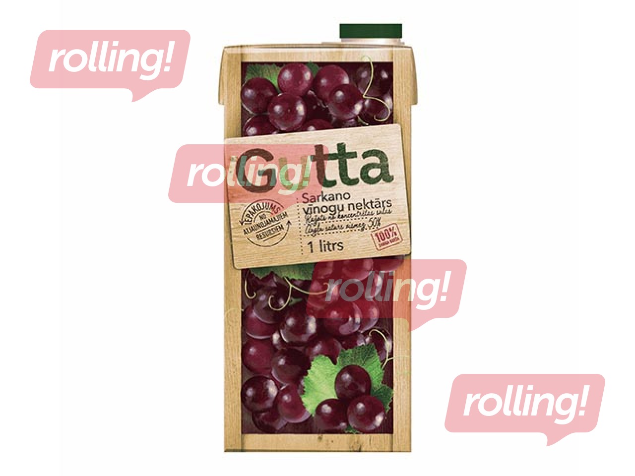 Nektārs Gutta sarkano vīnogu, 1L