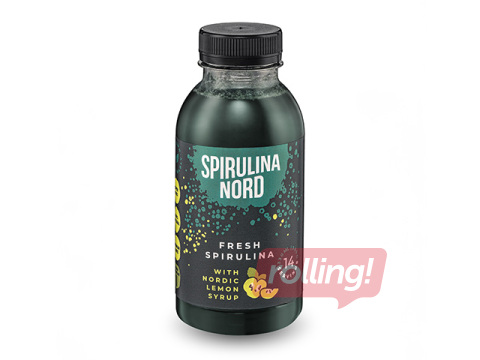 Spirulīna SpirulinaNord, svaiga, ar cidoniju sīrupu, 330ml(Taras depozīts iekļauts cenā)