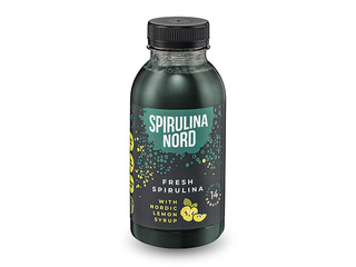 Spirulīna SpirulinaNord, svaiga, ar cidoniju sīrupu, 120ml (Taras depozīts iekļauts cenā)