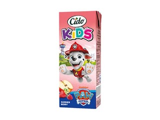 Sulas dzēriens Cido, Ķepu patruļa, vasaras ogu, 200ml