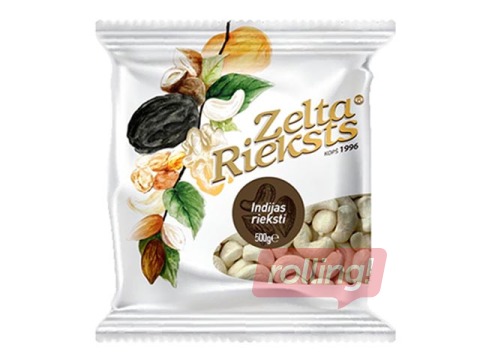 Indijas rieksti Zelta rieksts, 500 g