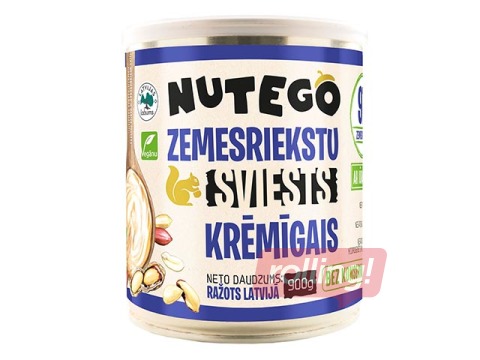 Zemesriekstu sviests krēmīgais Nutego, 900g