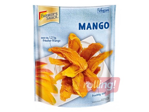 Farmers Snack Žāvētas mango šķēlītes, 100g