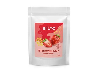 Liofilizētas zemenes, Silyo, 25g