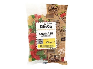 Ananāsi žāvēti AlisCo, asorti,  200g 