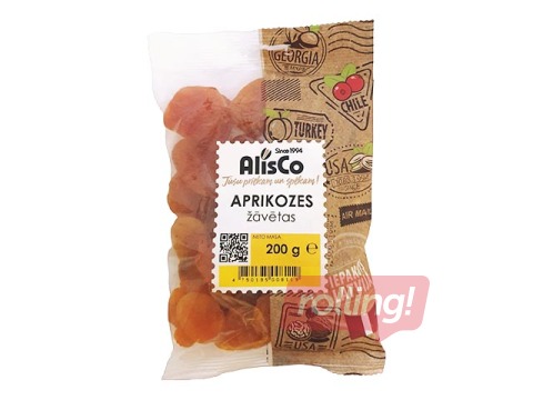 Aprikozes žāvētas AlisCo, 200g