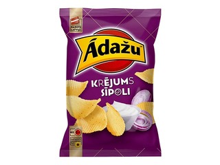 Ādažu čipsi Krējums/sīpoli, 130g