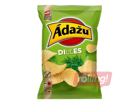 Ādažu čipsi Dille, 130g