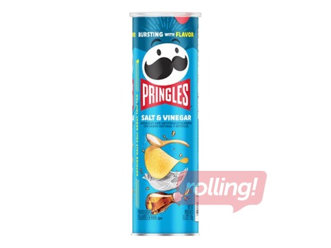 Čipsi Pringles ar sāls un etiķa garšu (165g)