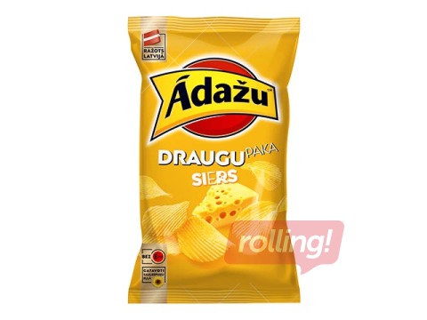 Ādažu čipsi Siers Draugu paka, 180g