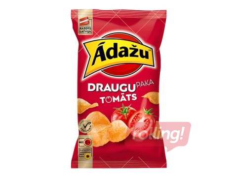 Ādažu čipsi Tomāts Draugu paka, 180g