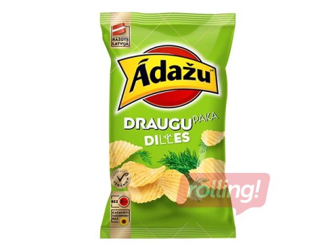 Ādažu čipsi Dille Draugu paka, 180g