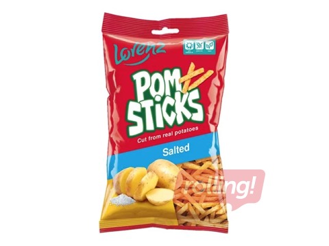 Kartupeļu salmiņi, sāļie, Lorenz Pomsticks, 100g