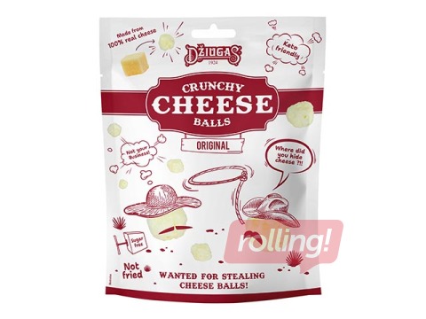 Kraukšķīgās siera bumbiņas, Džiugas, 40g