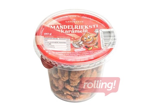Mandeļrieksti karamelē Latsweets, 120g