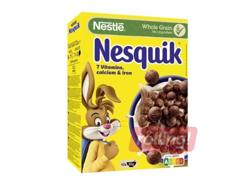 Sausās brokastis Nestle, Nesquick, 375g