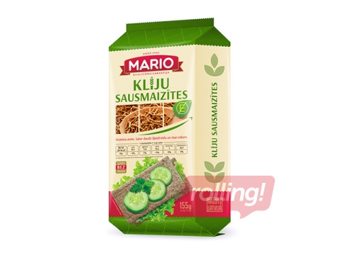 Sausmaizītes, Mario, kliju, 155g