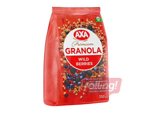 Musli, AXA, Granola, ar ar meža ogam, 330g