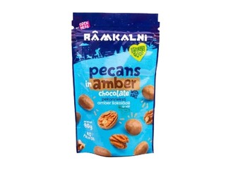 Pekanrieksti Rāmkalni, Amber šokolādē ar sāli, 80g