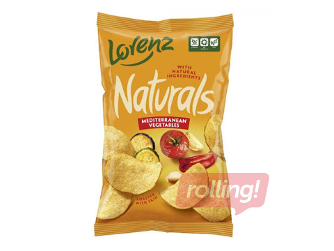 Čipsi Lorenz, ar vidusjūras dārzeņu garšu, 100g