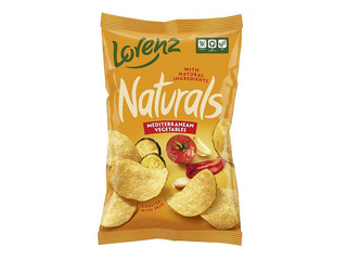 Čipsi Lorenz, ar vidusjūras dārzeņu garšu, 100g