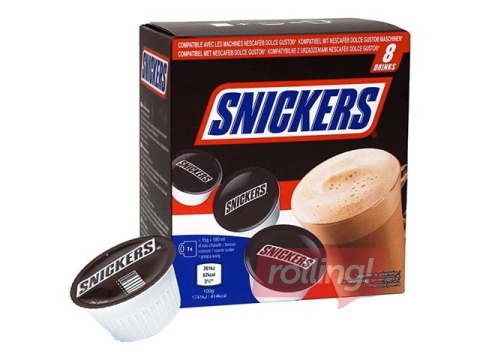 Šokolādes dzēriena kapsulas Snickers Dolce Gusto, 8gab