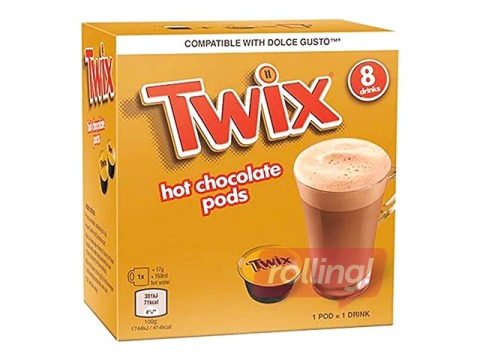 Šokolādes dzēriena kapsulas Twix Dolce Gusto, 8gab
