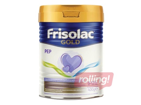 Piena maisījums Frisolac Gold Pep (0-12 mēn), 400g
