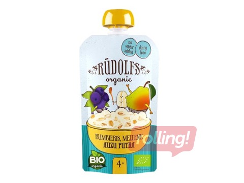 Auzu putra Rūdolfs bumbiers un mellene BIO, no 4 mēnešiem, 110g (Minimālais pasūtījums 6 gab.)