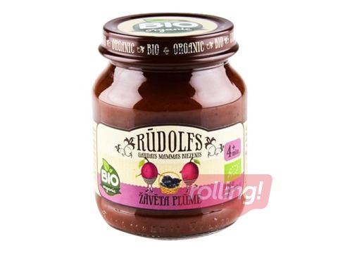 Biezenis žavētā plūme Rūdolfs BIO, no 4 mēnešiem, 120g (Minimālais pasūtījums 6 gab.)
