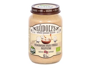 Pilngraudu auzu pārslu biezputra, Rūdolfs BIO, no 4 menešiem, 190g