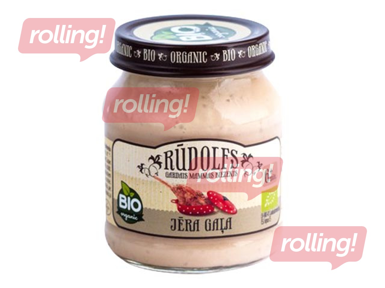 Biezenis ar jēra gaļu Rūdolfs BIO, no 6 menešiem, 120g (Minimālais pasūtījums 6 gab.)